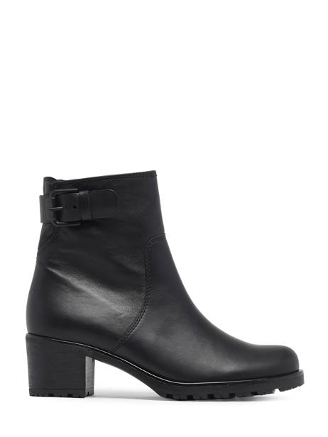 Bottines En Cuir En Cuir Gabor Noir women 57