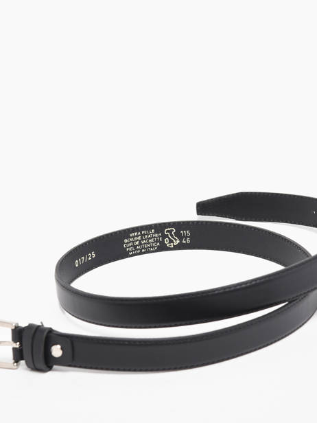 Belt Petit prix cuir Black belt classic f 25 other view 3