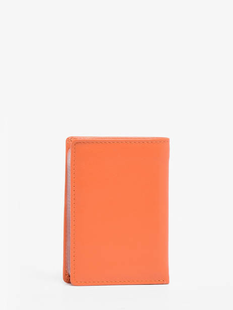 Card Holder Leather Petit prix cuir Orange supreme FA205 other view 2