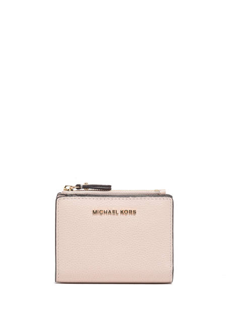 Leather Jetset Compact Wallet Michael kors Pink jet set F9GJ6F2L