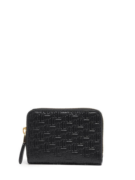 Wallet Leather Lauren ralph lauren Black monogram 32883664