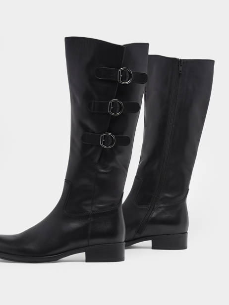 Bottes Cavalières En Cuir En Cuir Gabor Noir women 27 vue secondaire 1