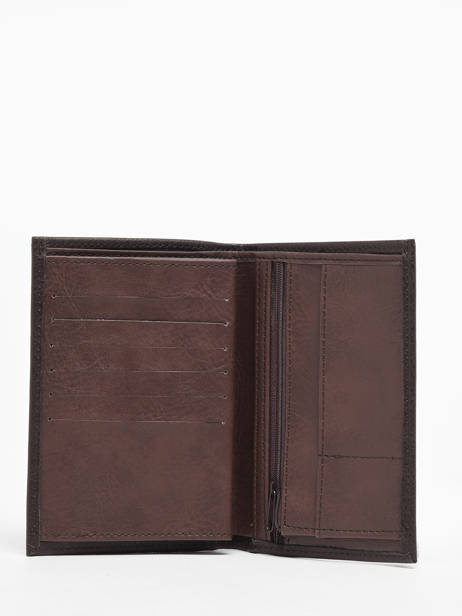 Portefeuille Porte-monnaie Cuir Miniprix Marron essentiel 8101 vue secondaire 1