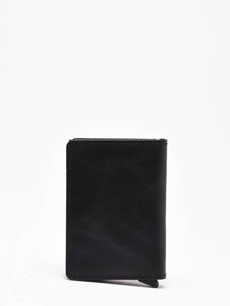Porte-cartes Cuir Secrid Noir vintage SV vue secondaire 2