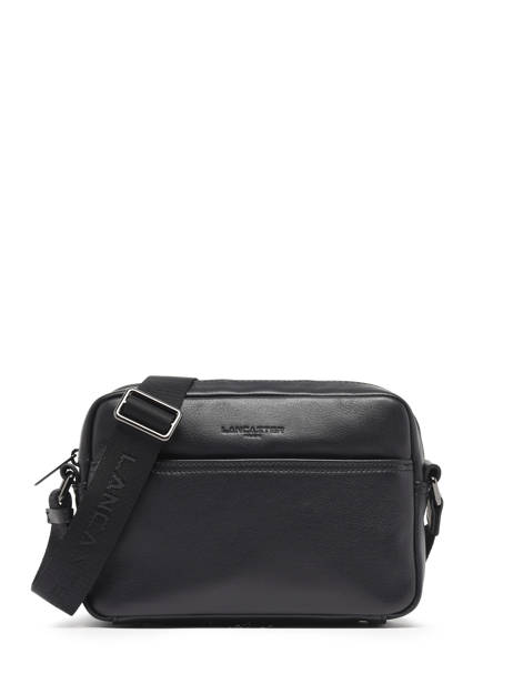 Sac Bandoulière Lancaster Noir soft vintage homme 33