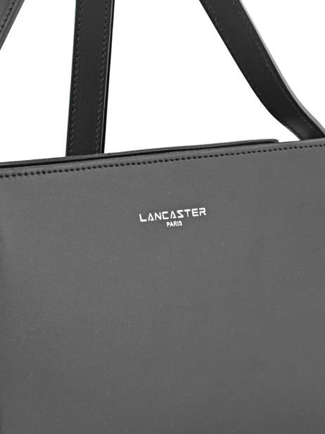 Shoulder Bag Smooth Leather Lancaster Black smooth 437-02 other view 2