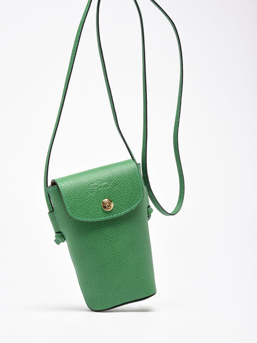 Longchamp Epure Ipod case / cd holder Green