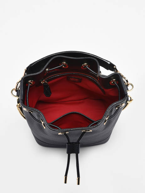 Small Leather Bucket Bag Ninon Lancel Black ninon A10922 other view 4