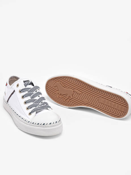 Sneakers Mustang White women 1376303 other view 3