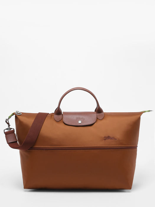 Longchamp Le pliage green Travel bag Brown