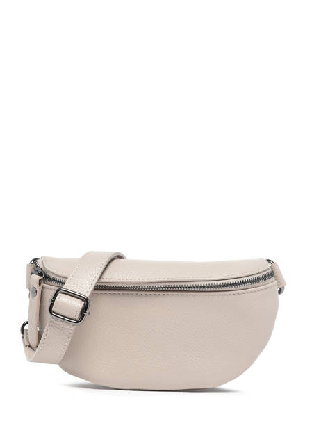 Leather Caviar Belt Bag Milano Beige caviar CA19091B