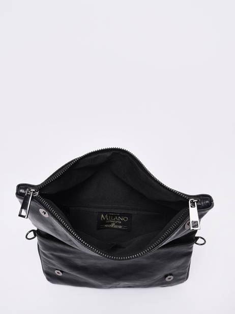 Sac Bandoulière Nine Cuir Milano Noir nine NI22112N vue secondaire 3