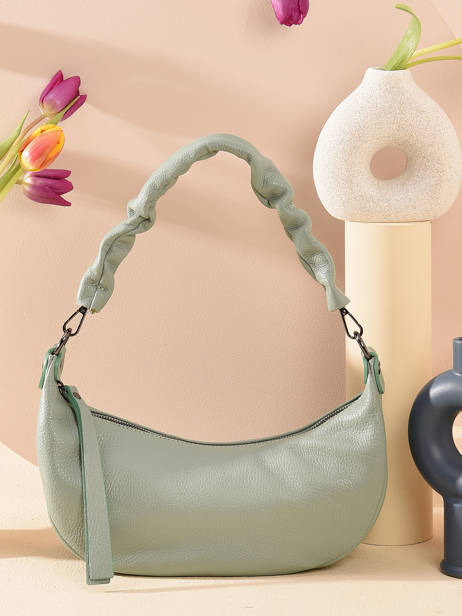 Shoulder Bag Caviar Leather Milano Green caviar CA22118