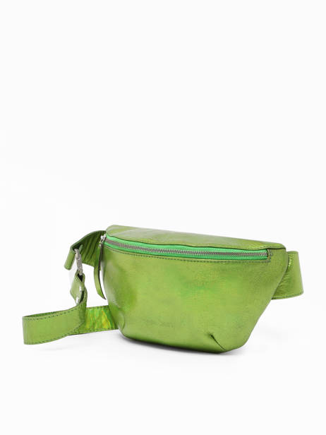 Sac Banane Labanane Cuir Paul marius Vert vintage BANANE vue secondaire 2