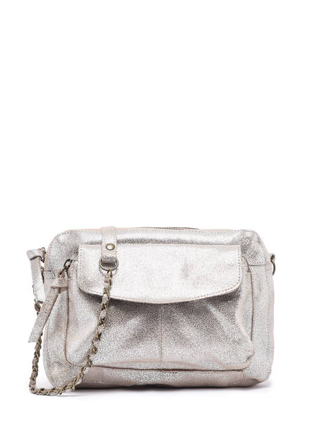 Shoulder Bag Naina Leather Pieces Silver naina 17087872