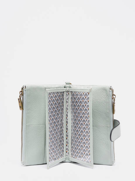 Portefeuille Porte-monnaie Soft Mandoline Bleu soft 195 vue secondaire 1
