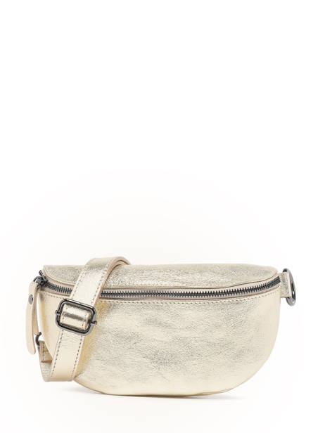 Leather Nine Belt Bag Milano Silver nine NI19091N