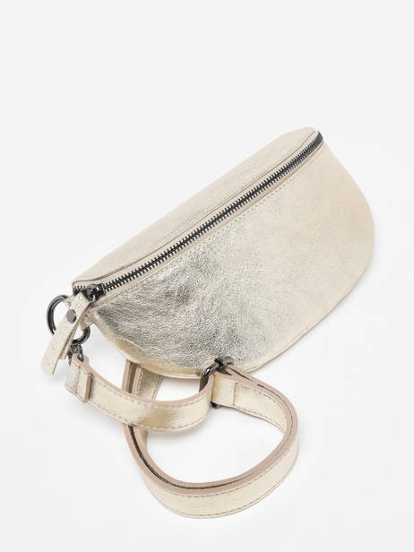 Leather Nine Belt Bag Milano Silver nine NI19091N other view 2