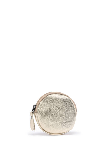 Round Leather Nine Coin Purse Milano Silver nine NI21127N