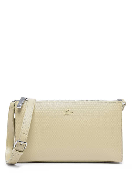 Sac Bandoulière Chantaco Cuir Lacoste Beige chantaco NF4159KL