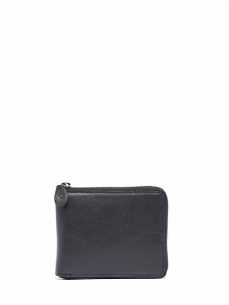 Wallet Leather Paul marius Black vintage PAUL-PF