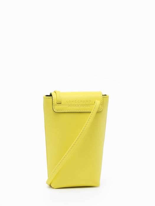 Longchamp Le pliage xtra Ipod case / cd holder Yellow