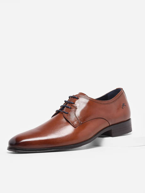 Chaussures De Ville Cesar Cuir Fluchos Marron men 9668 vue secondaire 1