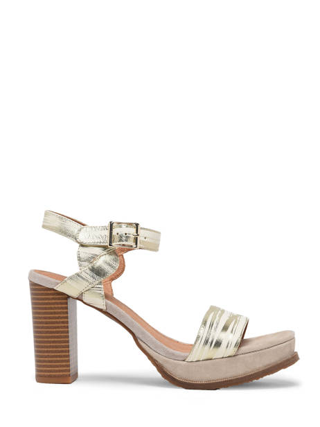 Heeled Sandals Jain In Leather Mam'zelle Gold women CSG1H03