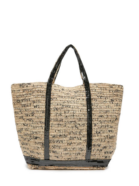 Bicolore Raffia Xl Tote Bag Vanessa bruno Black cabas raphia 24V40411