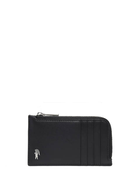 Porte-cartes Cuir Lacoste Noir fg NH1992FG