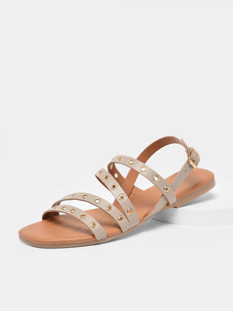 Sandals Canne Pieces Beige women 17136402 other view 1