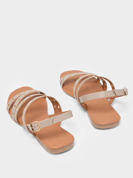 Sandals Canne Pieces Beige women 17136402 other view 3