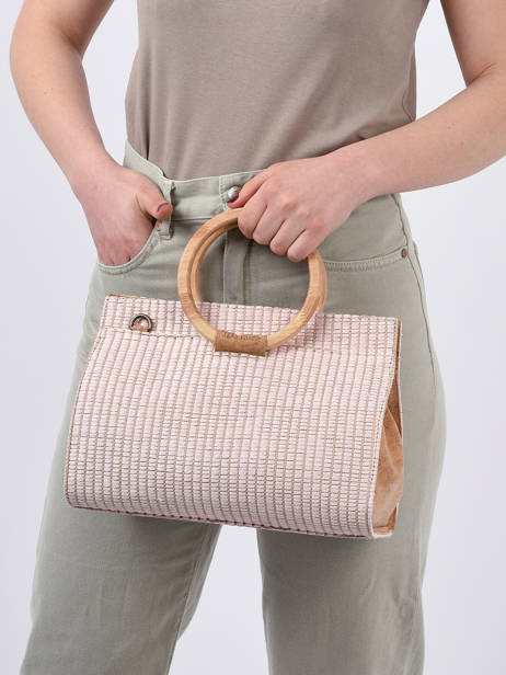 Sac Porté Main Eclipte Cheron Woomen Rose eclipe cheron WECH02 vue secondaire 1