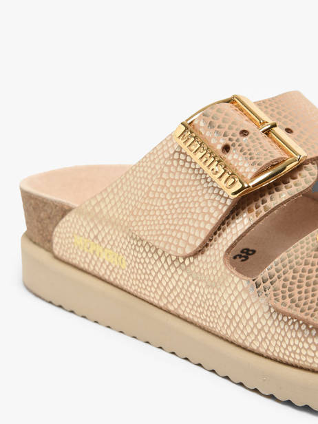 Slippers Hester Havana In Leather Mephisto Multicolor women P5136749 other view 1