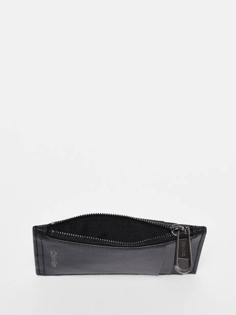 Porte-cartes Cuir Cuir Calvin klein jeans Noir duo stitch K510320 vue secondaire 1