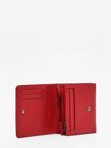 Wallet Leather Yves renard Red foulonne 29402 other view 1