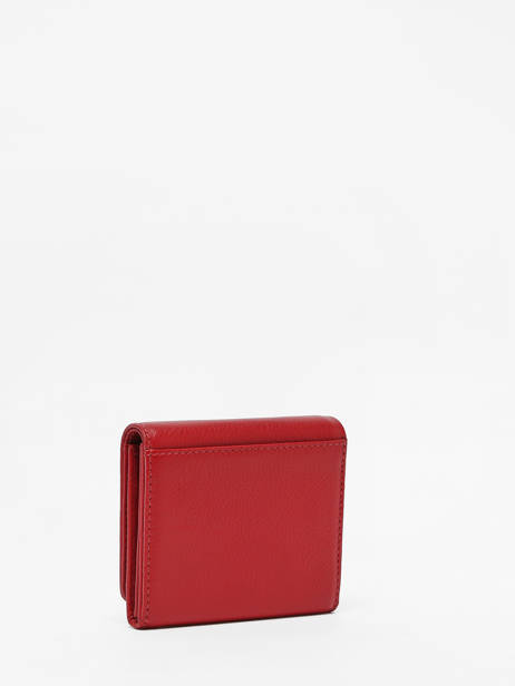 Wallet Leather Yves renard Red foulonne 29402 other view 2