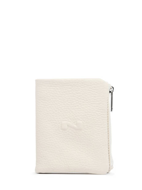 Leather Rallye Wallet Nathan baume White original n 476N