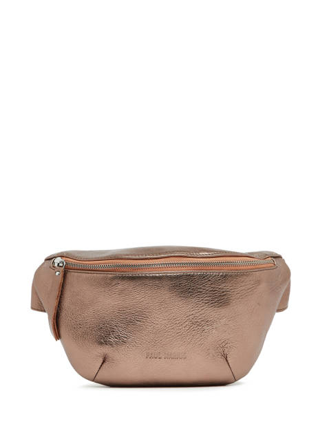 Sac Banane Labanane Cuir Paul marius Rose vintage BANANE