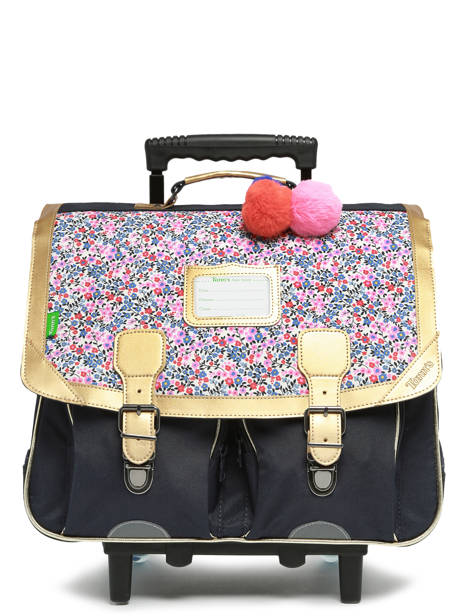 2-compartment Wheeled Satchel Tann's Multicolor les fantaisies f 43265