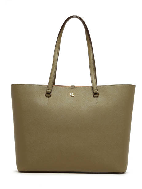 Leather Karly Tote Bag Lauren ralph lauren Green karly 31911655