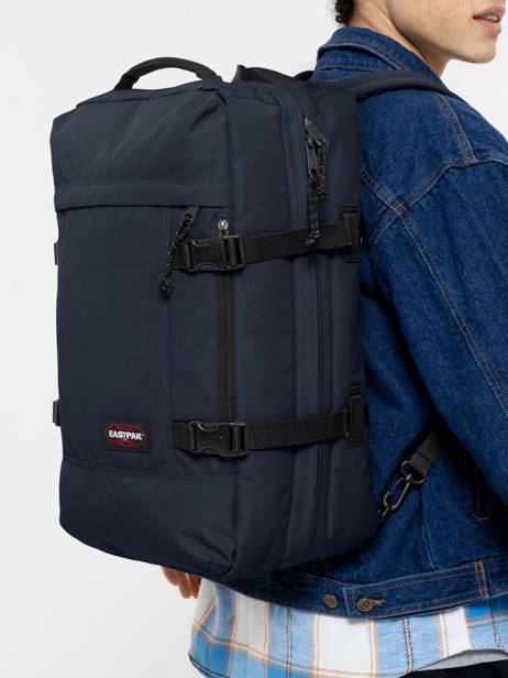 Cabin Duffle Bag Backpack Tarp Eastpak Blue tarp EK0A5BBR other view 1