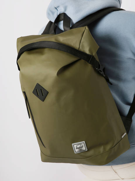 1 Compartment Backpack Herschel Green weather resistant 11194 other view 1