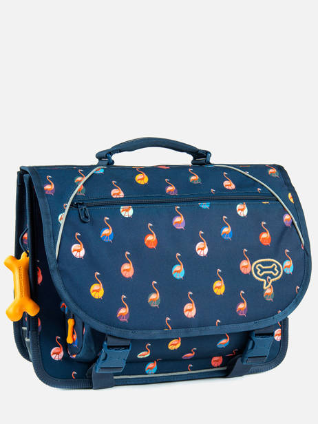 Satchel 2 Compartments Lily Girls Stones and bones Blue girls G other view 2