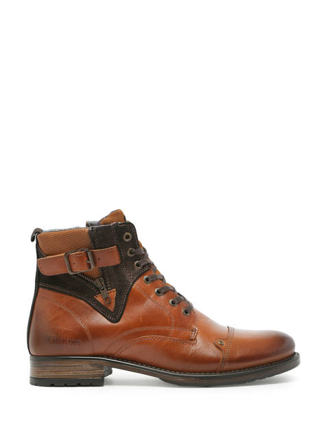 Boots Yero En Cuir Redskins Marron men YERO