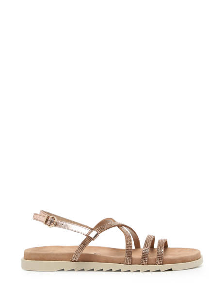 Sandals In Leather Tamaris Beige women 20