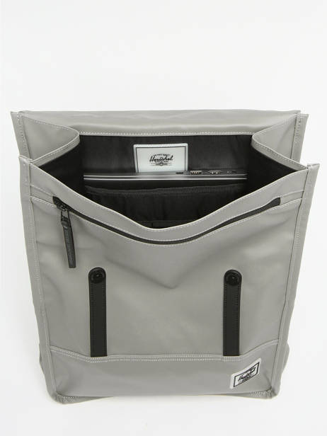 Sac Ã  Dos 1 Compartiment Herschel Gris weather resistant 10999 vue secondaire 2