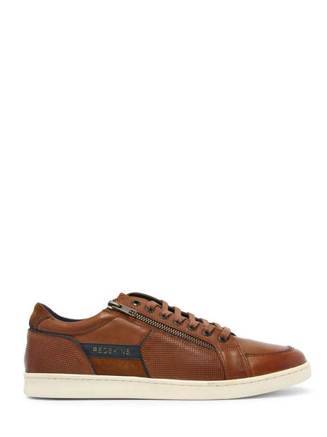 Sneakers Distrait In Leather Redskins Brown men DISTRAIT