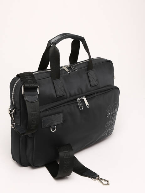 Slim Leo Briefcae Lancel Black leo A12681 other view 2