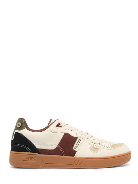 Ceiba Sneakers In Leather Faguo Beige men 23CG3206
